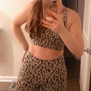 Old Navy Cheetah Print Workout Set